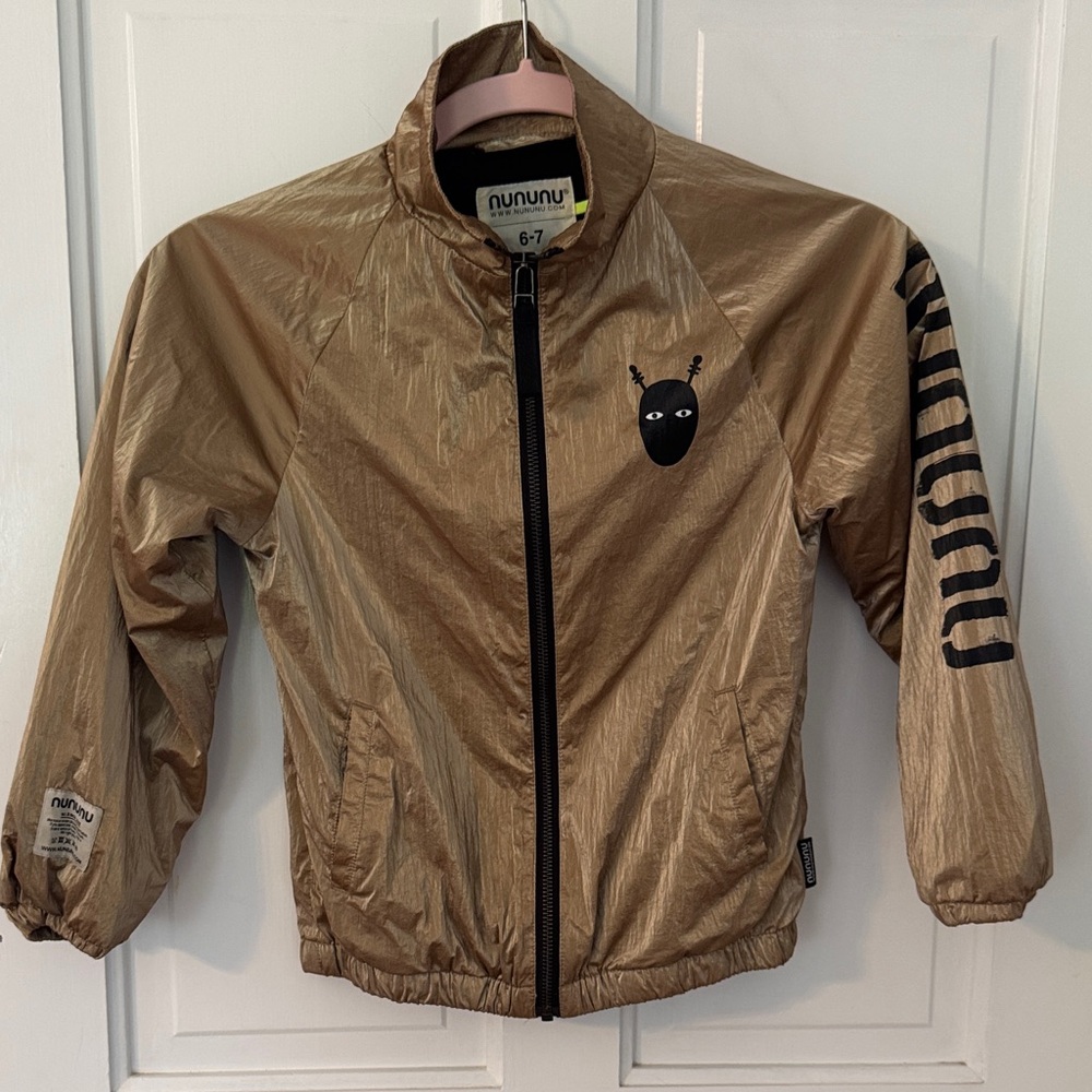 Kids Nununu gold holiday fashion jacket